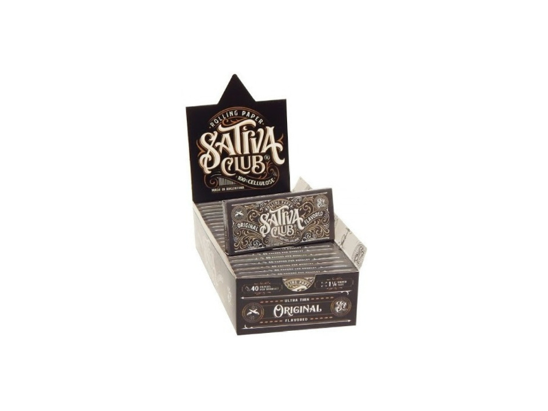 Sativa Club Celulosa Tradicional 1 1/4 x22 Unidades